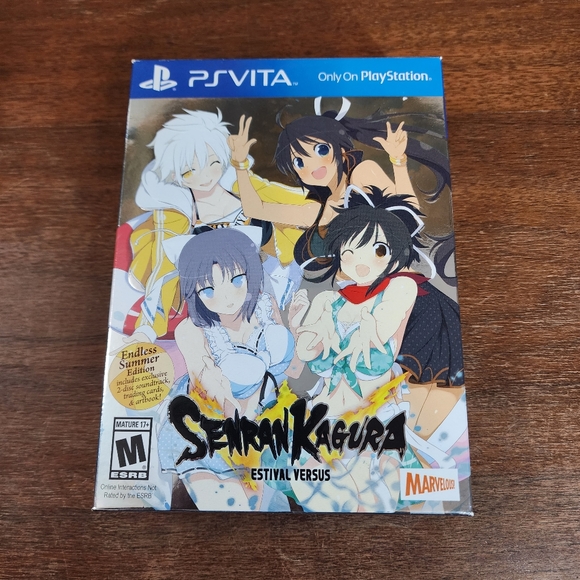 Senran Kagura Estival Versus Endless Summer Edition Big Box PSVita Game CIB - Picture 3 of 9